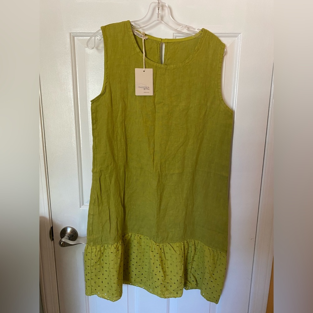 Francesca’s beautiful Olive Spring/Summer Dress NWT